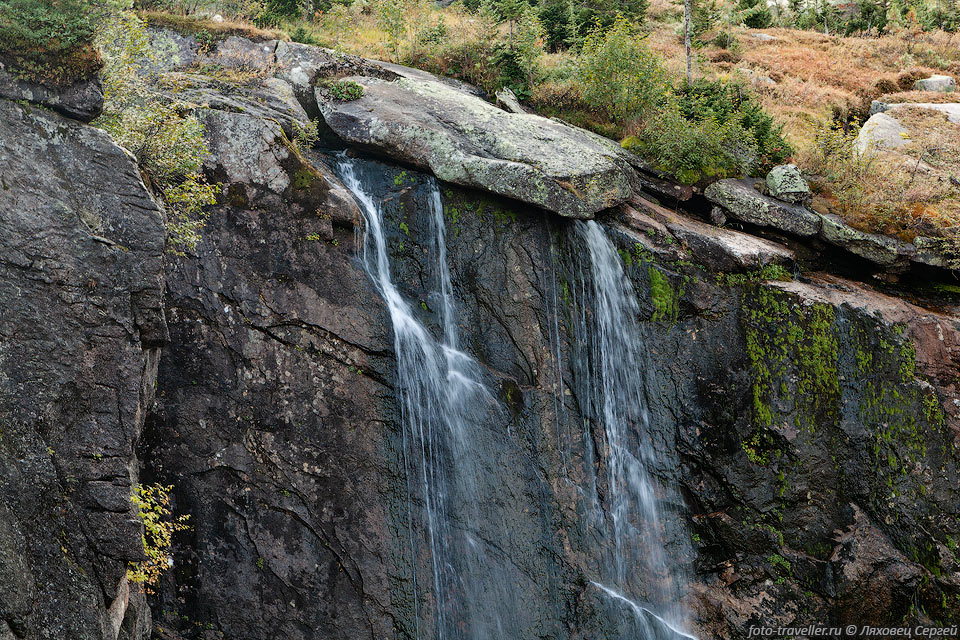Камень - начало водопада Грация