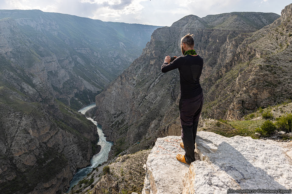 Одна из точек обзора на Сулакский каньон в Дагестане