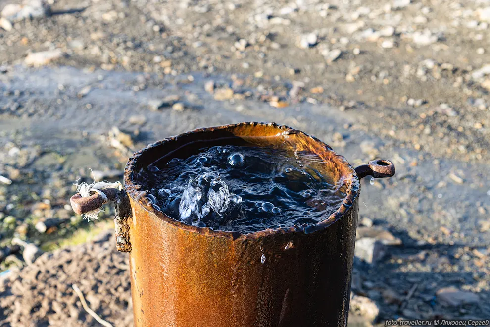 Скважина с серной водой возле мыса Малый Утриш