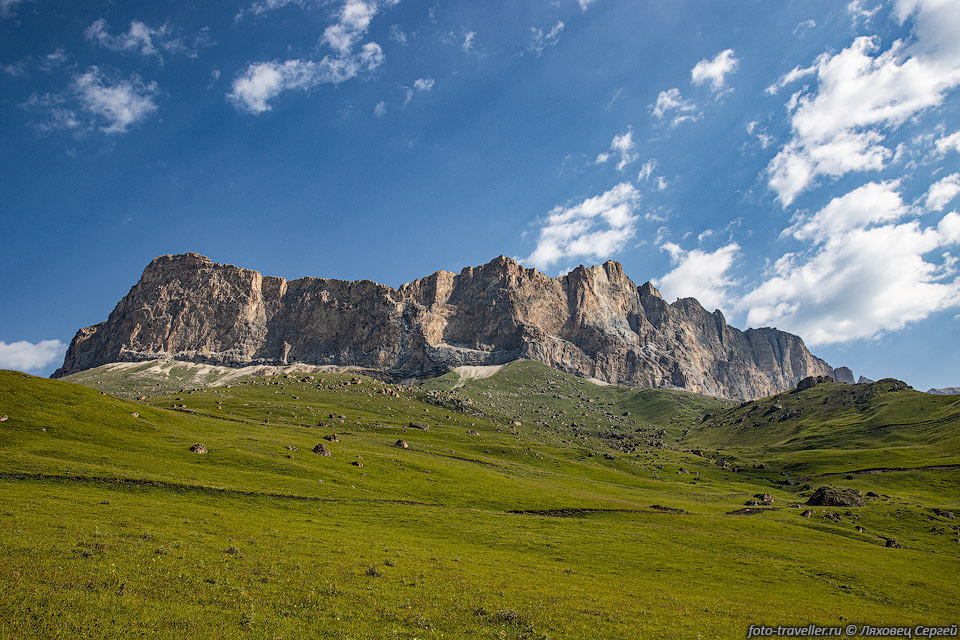 Гора Каракая (3300 м) (Хребет Ак-кая) над перевалом Думала 