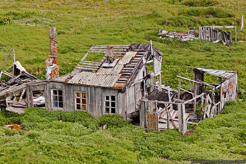 Развалины домов