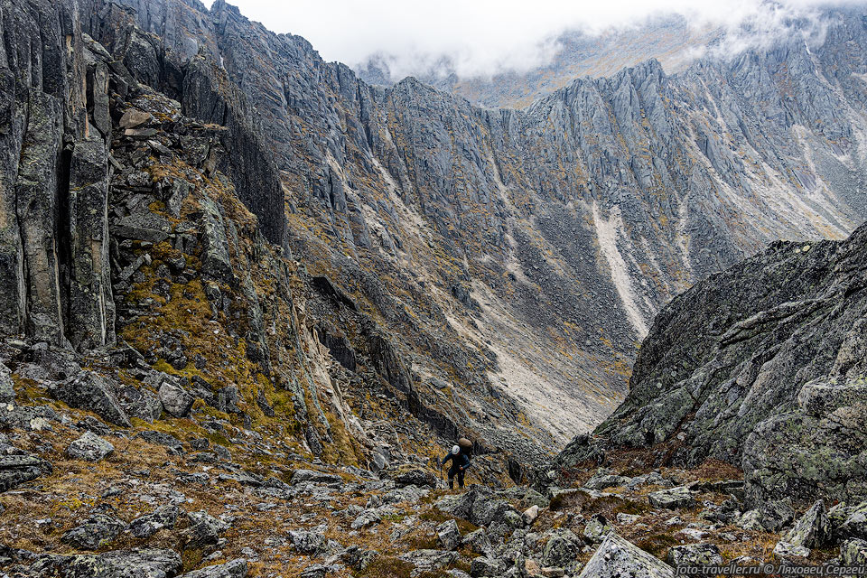 Подъем на перевал Ягодинских альпинистов