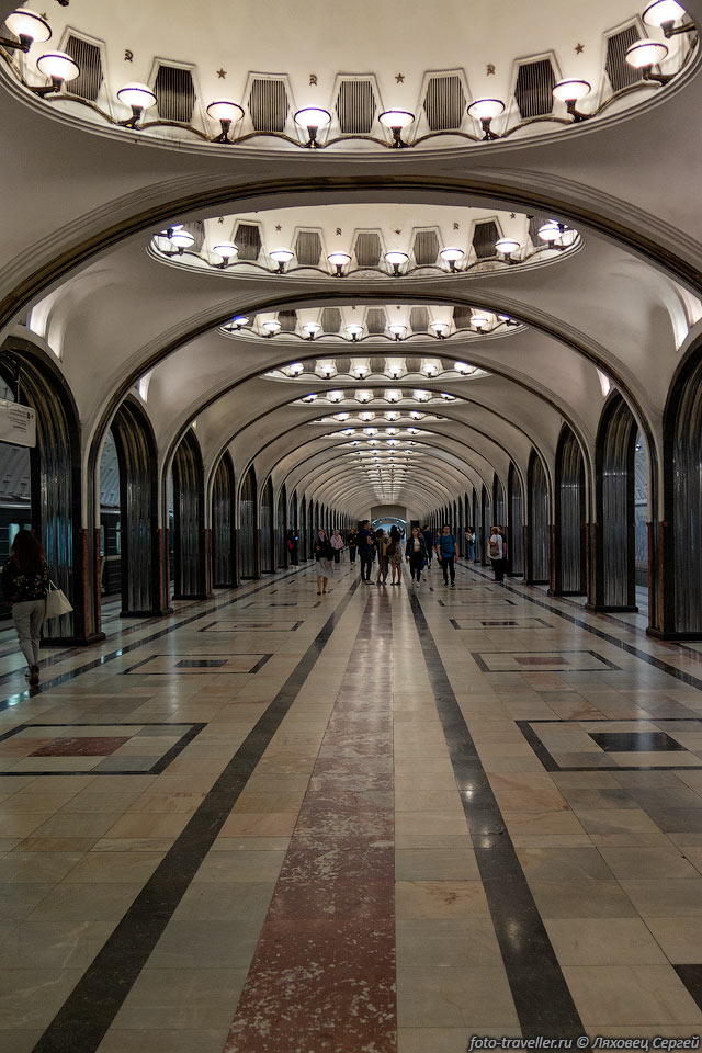 Станция Маяковская Замоскворецкой линии.