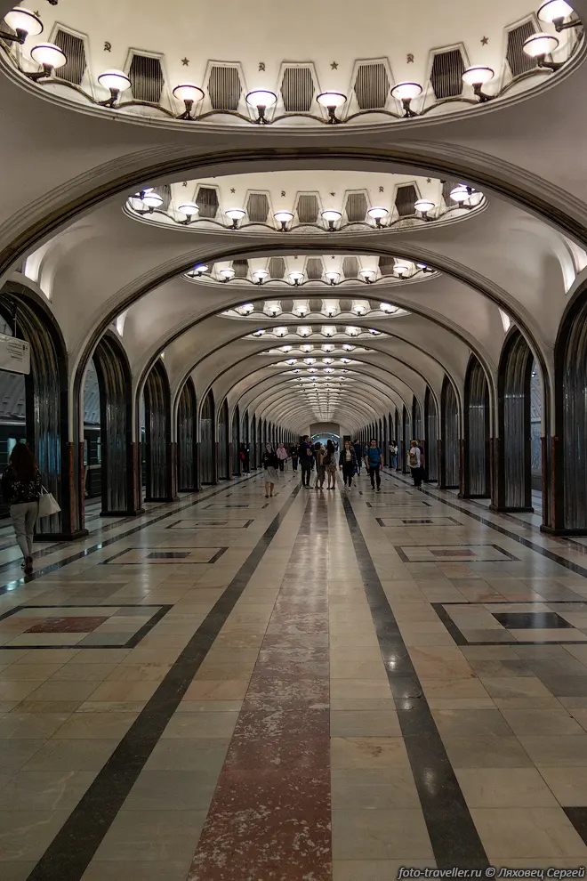 Станция Маяковская Замоскворецкой линии.