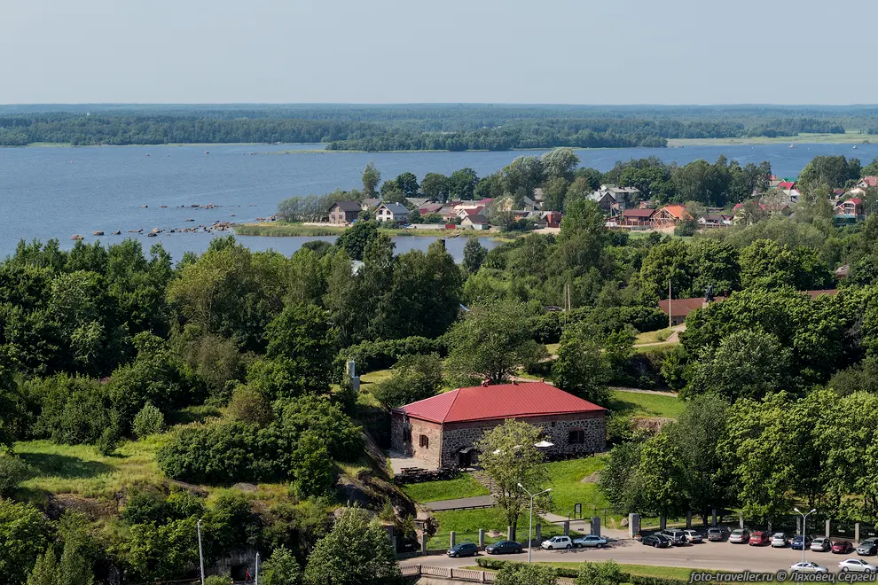 Вид со смотровой площадки замка