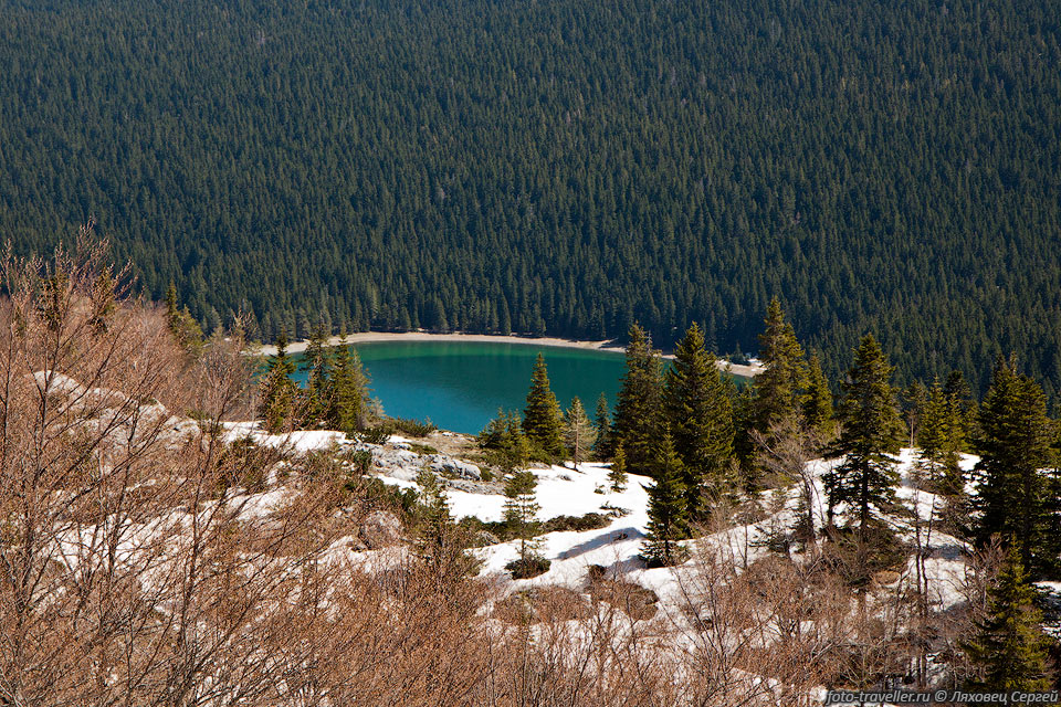 Черное озеро в парке Дурмитор