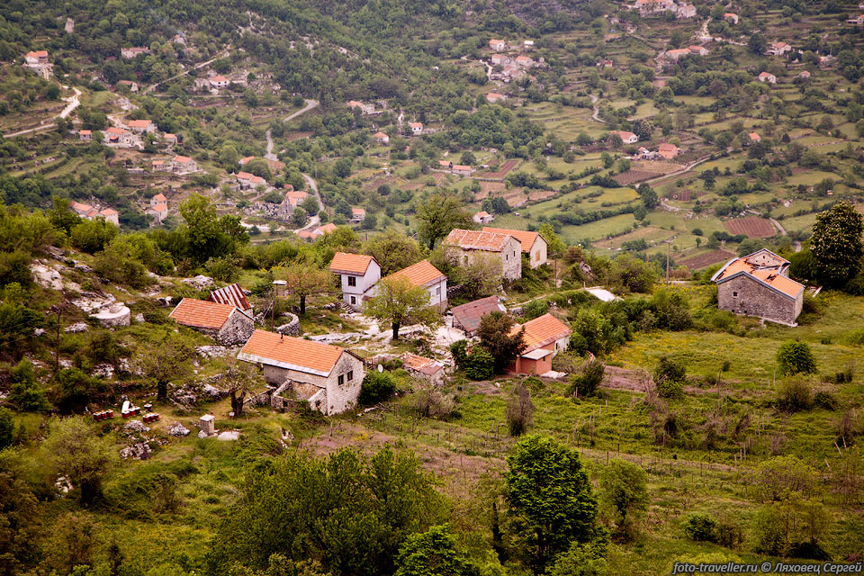 Типичный сельский пейзаж Черногории