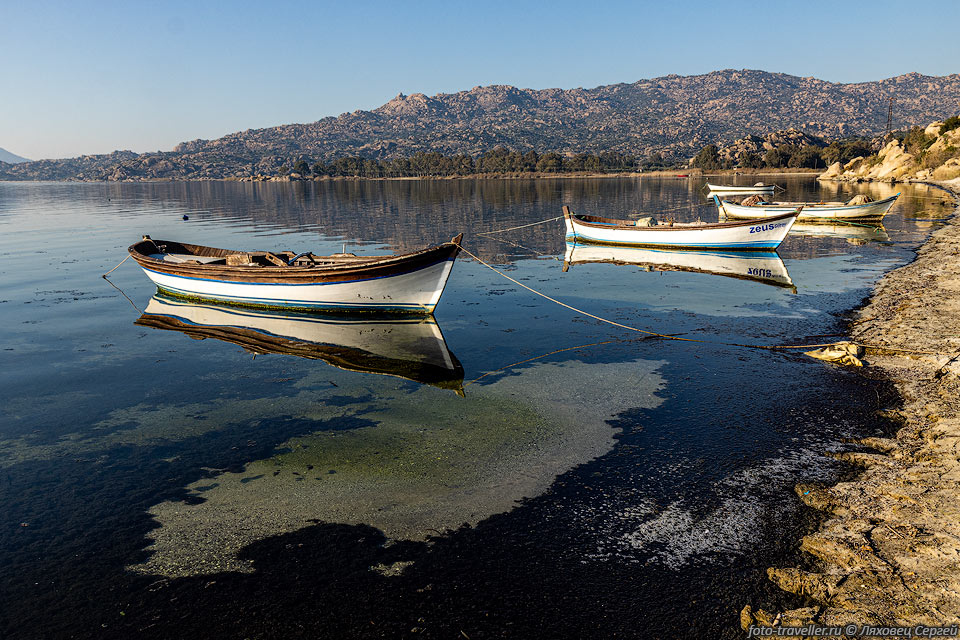 Озеро Бафа (Bafa Gölü) в Турции.