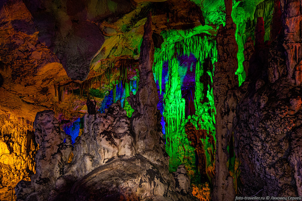 Экскурсионная часть в пещере Келоглан имеет протяженность около 
145 метров