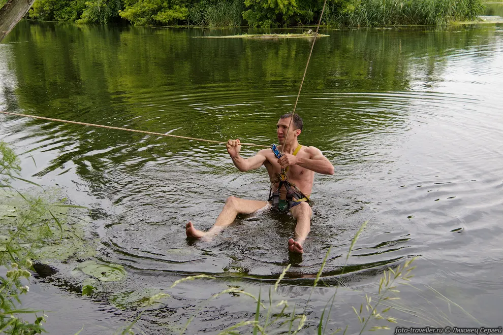 На воде