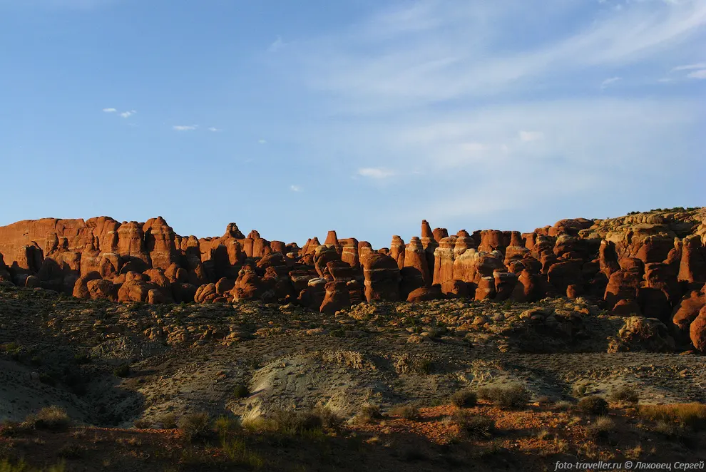 Fiery Furnace - лабиринт высоких каменных колон