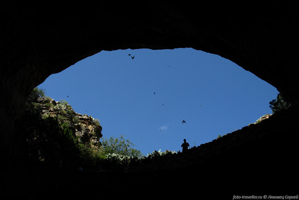  Горная гряда Гуадалупе, в которой заложены Карлсбадские 
пещеры, 
достигает высоты 1920 м